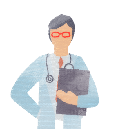 Ilustração de um médico